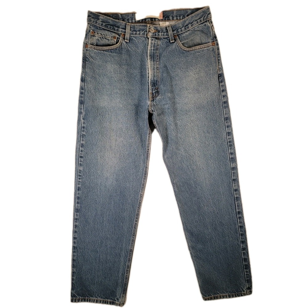 Levi's 550 Relaxed Fit Jeans‎ Men's 36x32 Medium Wash Blue 100% Cotton Tapered